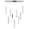 Cwi Lighting Celina LED Chandelier With Chrome Finish 1046P32-9-601-RC - alternate 4